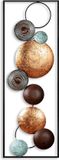 Merkloos / Sans marque Asir - Decoratief Metalen Wandaccessoire - Veelkleurig - 4 cm