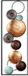 Merkloos / Sans marque Asir - Decoratief Metalen Wandaccessoire - Veelkleurig - 4 cm