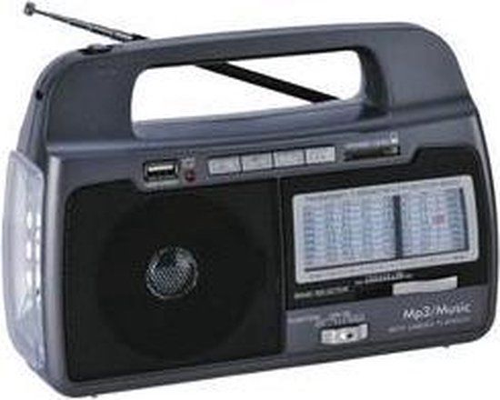 Merkloos Supersonic SC-1082 Draagbare radio Grijs