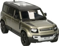 Bburago Land Rover Defender Modelauto - Groen - 21 cm - Schaal 1:24