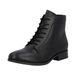Rieker Dames 77030 Veterlaarzen, zwart, 36 EU