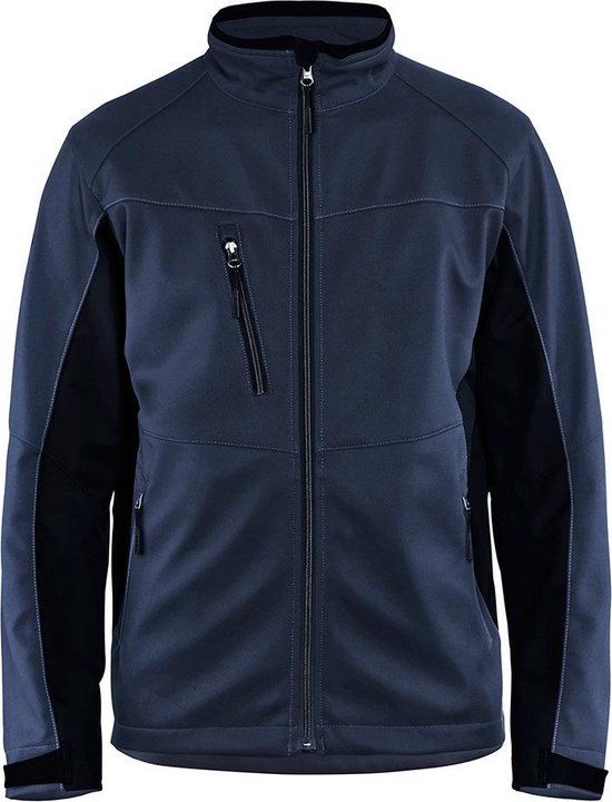 Blåkläder Softshell Jack 495025168699S - Donker marineblauw/Zwart - S