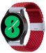 By Qubix - Braided nylon bandje voor Huawei Watch 5 - 42mm - Rood