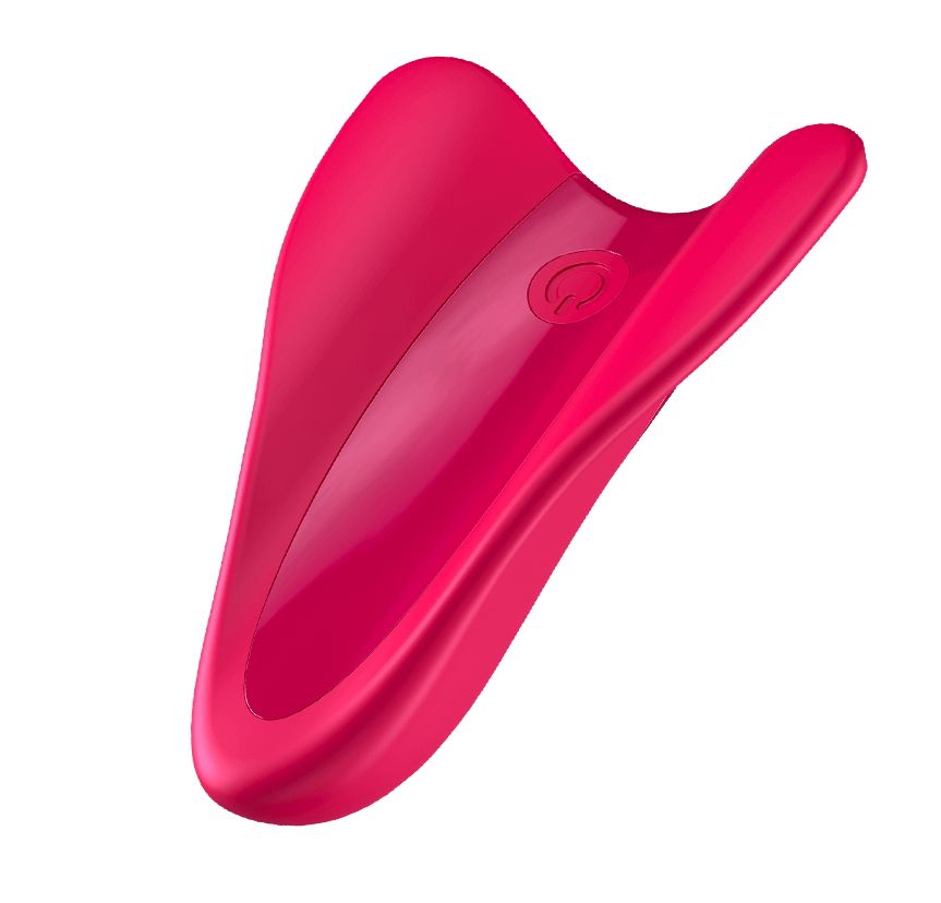 Satisfyer High Fly Finger Vibrator - Red - Clitoral Stimulation - Ambidextrous - Rechargeable