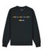 Watapparel Sweatshirt ' Spread Love not Hate ' zwart