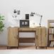 Maison Exclusive - Bureau Chêne Artisan 140 x 50 x 75 cm Matériau dérivé du bois