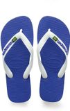 Havaianas Brasil Logo Tongs Unisexe Bleu