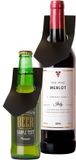 Securit® dubbelzijdige krijtbordlabels voor flessen in zwart