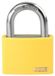 ABUS T65AL Beschrijfbaar Hangslot met 2 Sleutels Geel