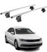 Omac Barres De Toit Transversales En Aluminium Pour Vw Jetta Vi 2010-2018