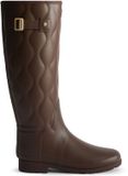 Hunter - Original Refined Tall Onion Quilt - Dames - Regenlaarzen Waterdicht - Bruin