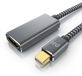 Primewire Adaptateur Mini DisplayPort vers Port HDMI, 4K 60 Hz, connecteur mDP, compatible Thunderbolt 1 et 2, pour MacBook et Mac Pro, boîtier métallique, triple blindage, HDR, 15 cm, gris