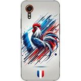 Samsung Galaxy XCover 7 Bedrukt siliconen hoesje Coq francais