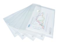 Rapesco 1588 map Polypropyleen (PP) Doorschijnend A5
