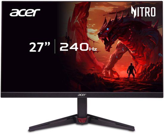 Acer Nitro VG270W3b Gaming monitor Energielabel E (A - G) 68.6 cm (27 inch) 1920 x 1080 Pixel 16:9 1 ms HDMI, DisplayPort, Audio-Line-out IPS LCD