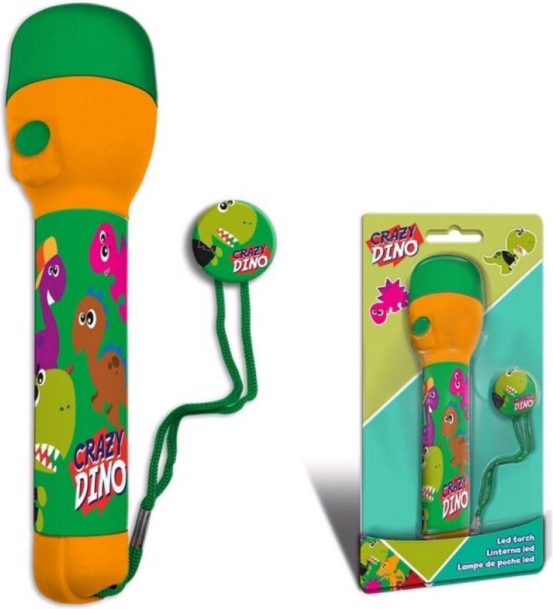 Crazy dino "Dinosaurus" zaklamp 11 x 21CM