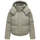 MARIKOO Dames winterjas gewatteerde capuchon buffermouwen N150