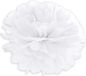 Pompon en papier blanc, 15 cm - décoration pour mariages
