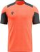 Macron Glory Golem Chemise Manches Courtes Hommes - Coral Fluor / Antraciet | Taille: 4XL