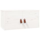 VidaXL Wandkast 60x30x30 cm massief grenenhout wit