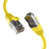 Patchkabel CAT8.1 GELB 7,5m RJ45 Patchkabel S/FTP PIMF, LSZH 2000MHz 40GB Netzwerkkabel