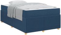 vidaXL Bedframe Blauw Stof 120 x 190 cm