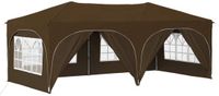 vidaXL Pop-up Feesttent 575 x 288 x 245 cm Taupe Oxford Stof