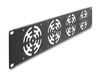 DeLOCK 67416 19" 2U Plaque de recouvrement de rack Métal gris foncé