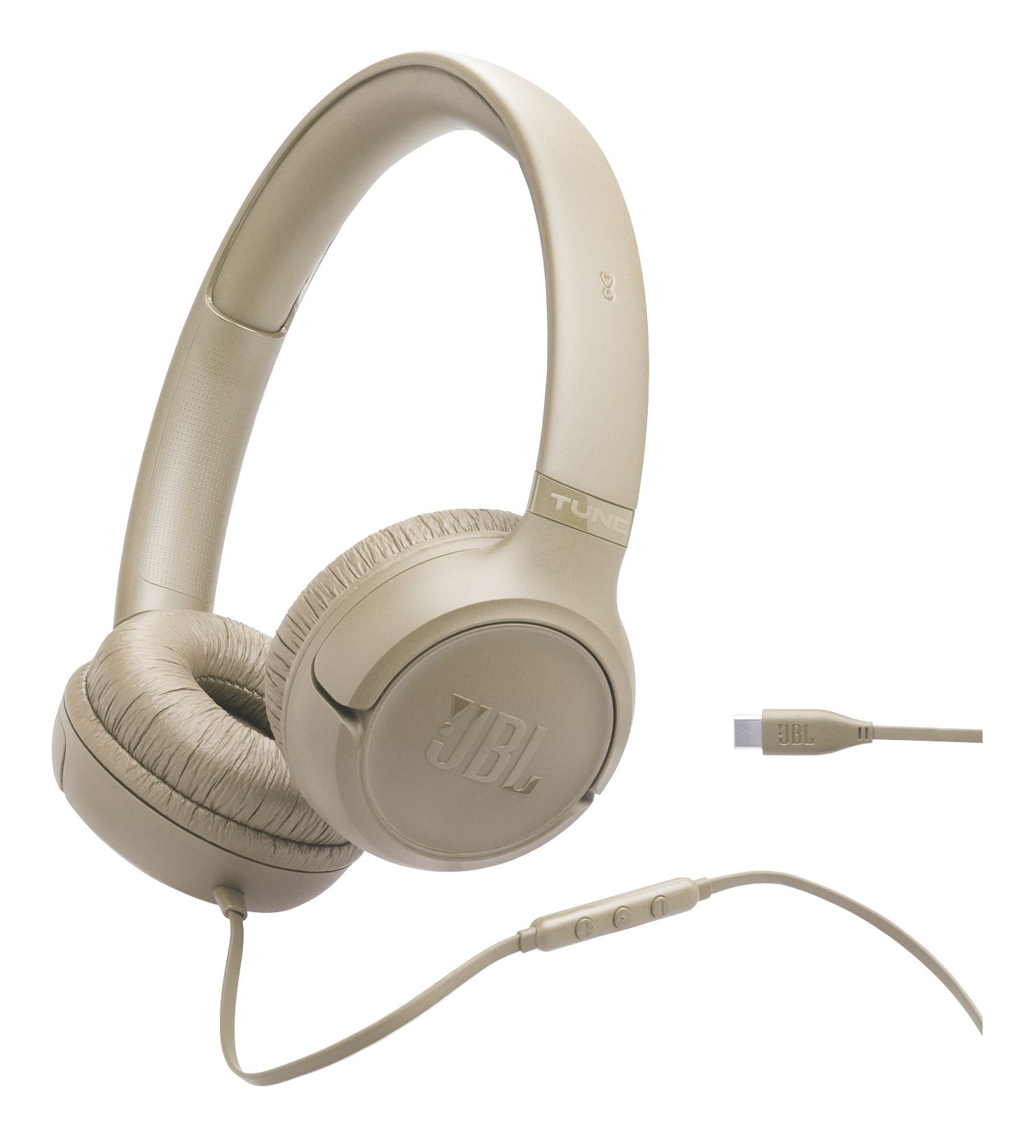 JBL Tune 530C Headset - Bedraad - USB Type-C - Beige
