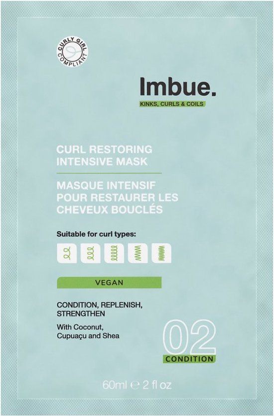 Imbue Curl Restoring Intensive Mask - 60 ml