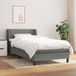Maison Exclusive - Lit boxspring avec matelas, gris foncé, 100 x 200 cm, textile