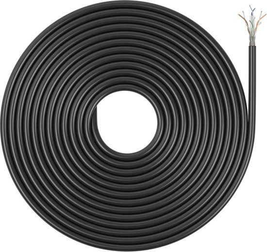 AISENS A135-0751 - Netwerkkabel - Cat6 U/UTP - 305 m - Zwart