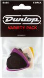 Dunlop PVP117 Bas Plectrum Variety 6-Pack