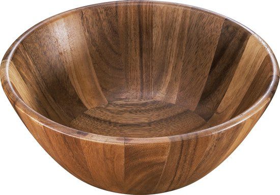 Zassenhaus Salade-/Fruitschaal Acacia Rond 30cm - Bruin