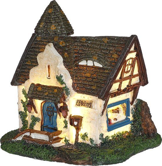 Efteling Miniatuur Huis van Roodkapje - L9 x B8 x H9 cm