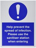 Help Sanitiser station