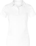 Promodoro Damespolo 'Jersey' met korte mouwen White - M