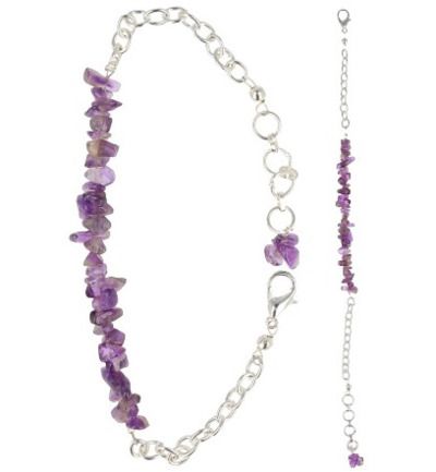 Ruben Robijn Bar armband amethist 1ST