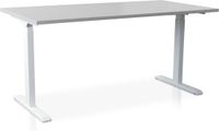 Multi Ratio Zit-sta bureau MRC FAST FLEX - 160x80cm - Wit frame / Grijs blad