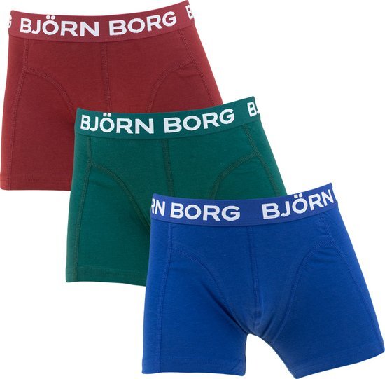 Bj&#246;rn Borg jongens cotton stretch 3P boxers basic multi - 146/152