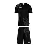 Uhlsport Score 26 Voetbalset Korte Mouw Heren - Zwart / Wit | Maat: S