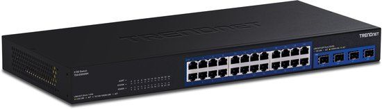 Trendnet TEG-S50284 28-poorts Unmanaged 2.5G Ethernet Switch met 4 x 10G SFP+ Poorten