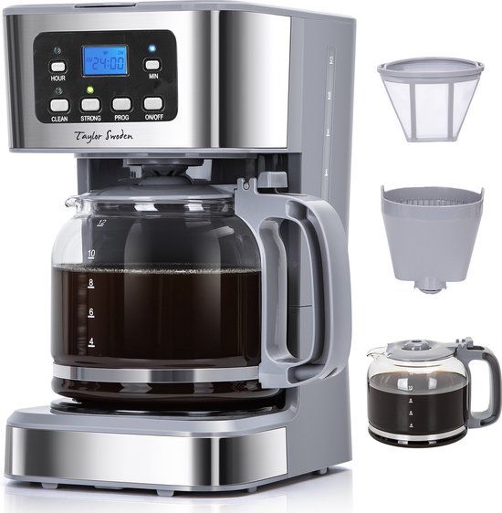 Taylor Swoden Pewter Koffiezetapparaat