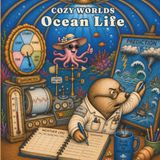COZY WORLDS Ocean Life Coloring Book