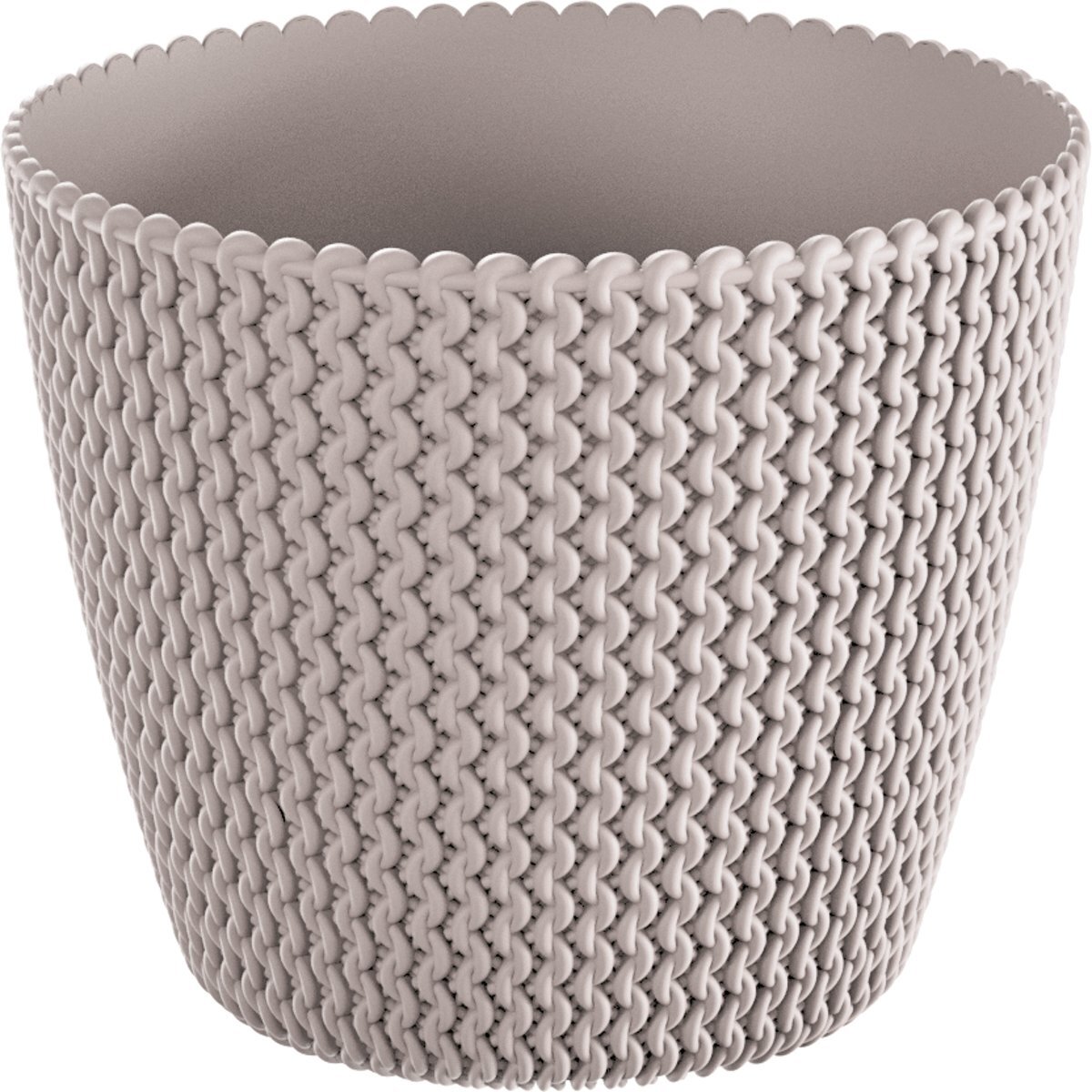 Prosperplast Bloempot Buiten Binnen Rond Splofy 13cm TAUPE / 3 STUKS