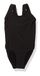 Finis Unisex Jeugd Solid Black Bladeback