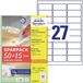 Avery Zweckform L4737REV-65 Universele etiketten 63.5 x 29.6 mm Papier Wit 65 vellen Weer verwijderbaar Inkjet, Laser