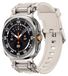 Wigento Samsung Siliconen band voor Samsung Galaxy Watch Ultra 47mm, met titaniumlegering - snelsluiting, beige