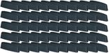 KOTARBAU PVC Raam Afwateringskap - Antraciet - 36 mm - 50 Stuks