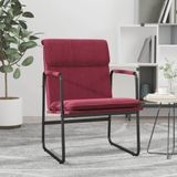 VidaXL Loungestoel 55x64x80 cm stof wijnrood